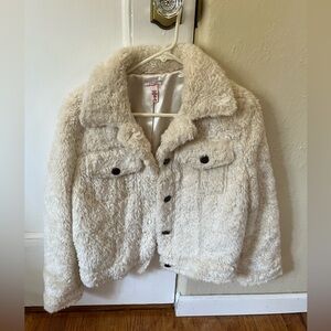 Victoria’s Secret vintage white Cream Faux Fur Jacket